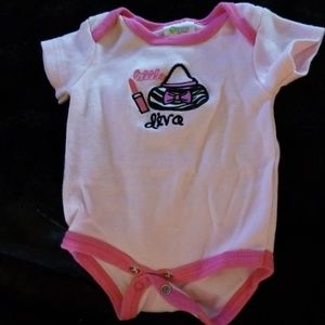 💜3/$5💜Baby Gear Baby girl onesie.